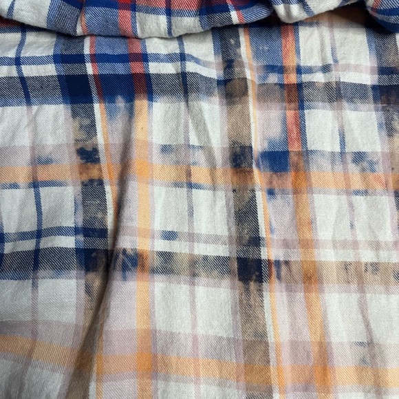 GUC Sea New York- Plaid Flannel Bleached High- Low Dress. Size 4 - Picture 12 of 12